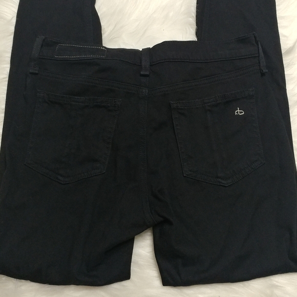 Rag & Bone | The Plush Legging Jean in Black - Picture 11 of 14